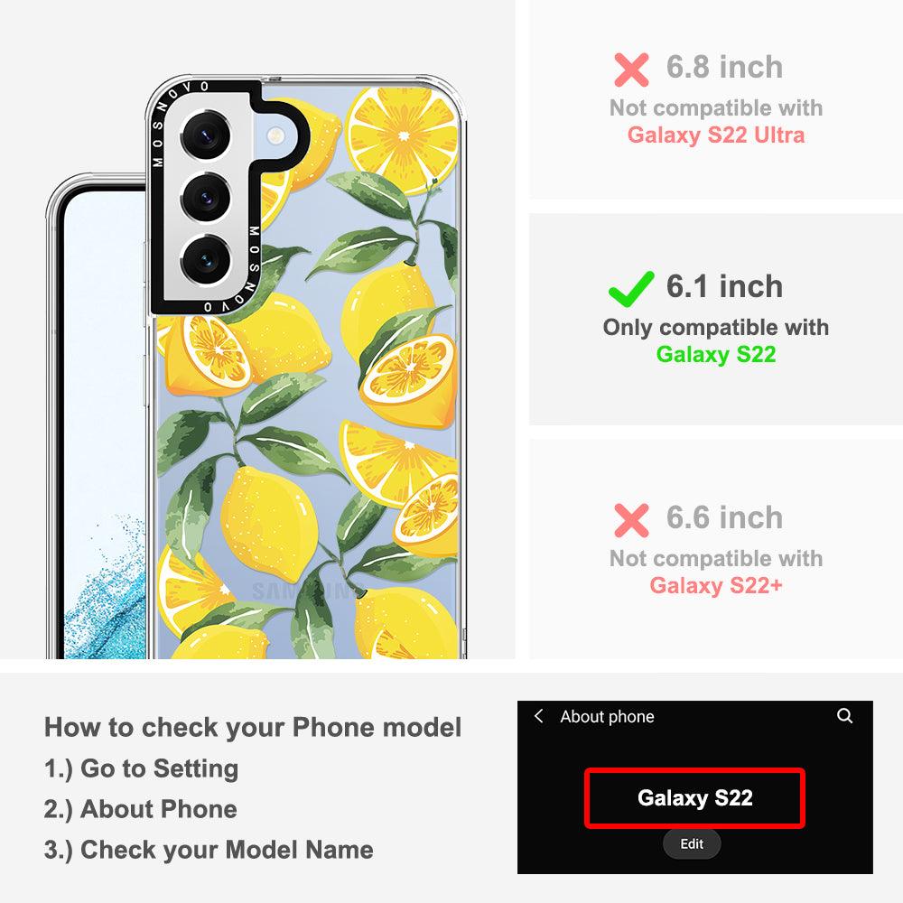 Lemon Phone Case - Samsung Galaxy S22 Case - MOSNOVO