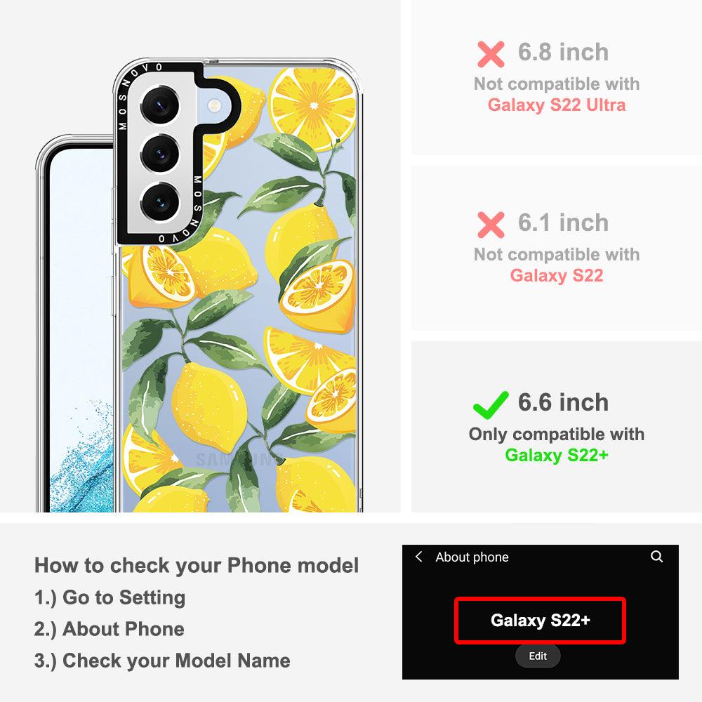 Lemon Phone Case - Samsung Galaxy S22 Plus Case - MOSNOVO
