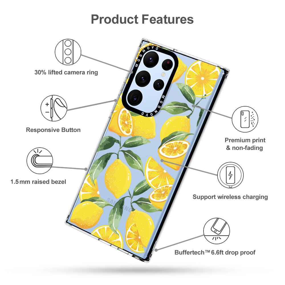 Lemon Phone Case - Samsung Galaxy S22 Ultra Case - MOSNOVO