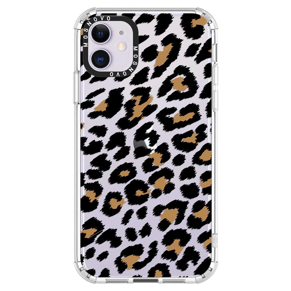 Leopard Print Phone Case - iPhone 11 Case - MOSNOVO