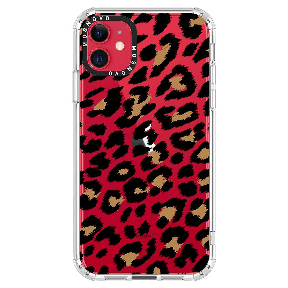 Leopard Print Phone Case - iPhone 11 Case - MOSNOVO