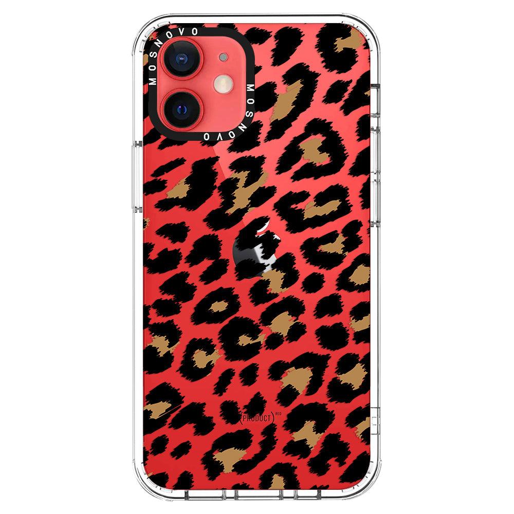 Leopard Print Phone Case - iPhone 12 Case - MOSNOVO