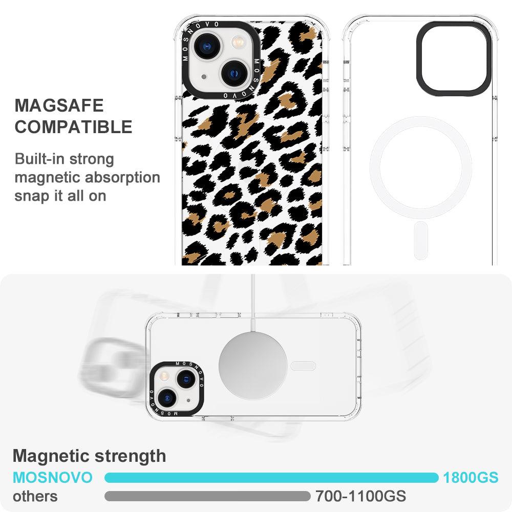 Leopard Print Phone Case - iPhone 13 Case - MOSNOVO