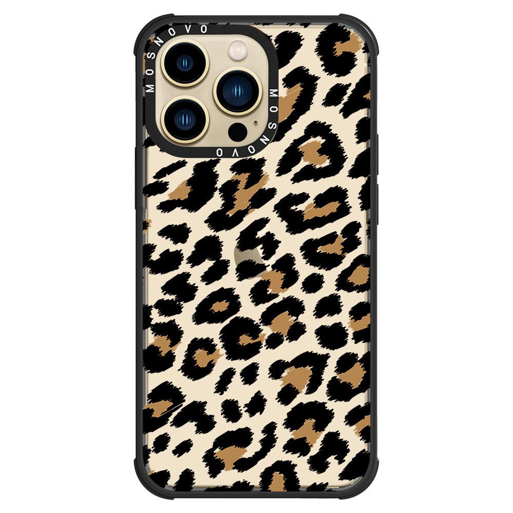 Leopard Print Phone Case - iPhone 13 Pro Case - MOSNOVO
