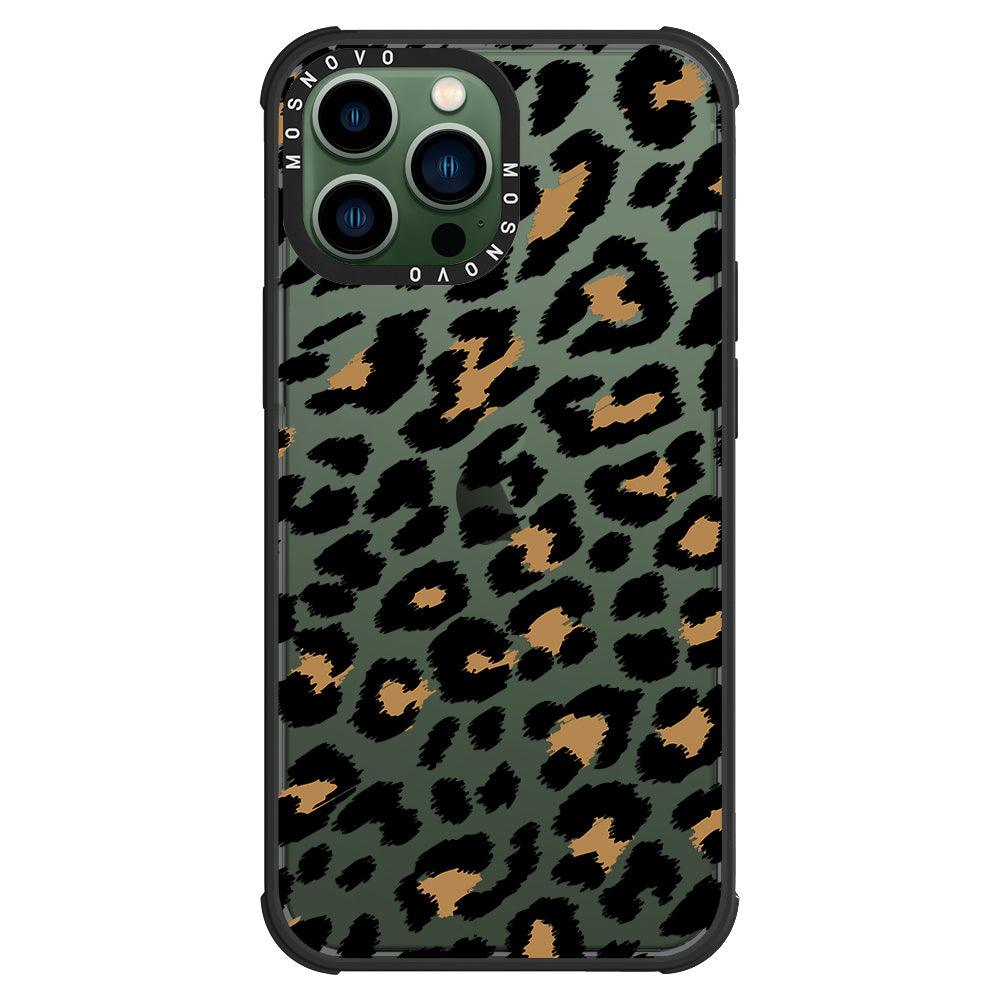 Leopard Print Phone Case - iPhone 13 Pro Max Case - MOSNOVO