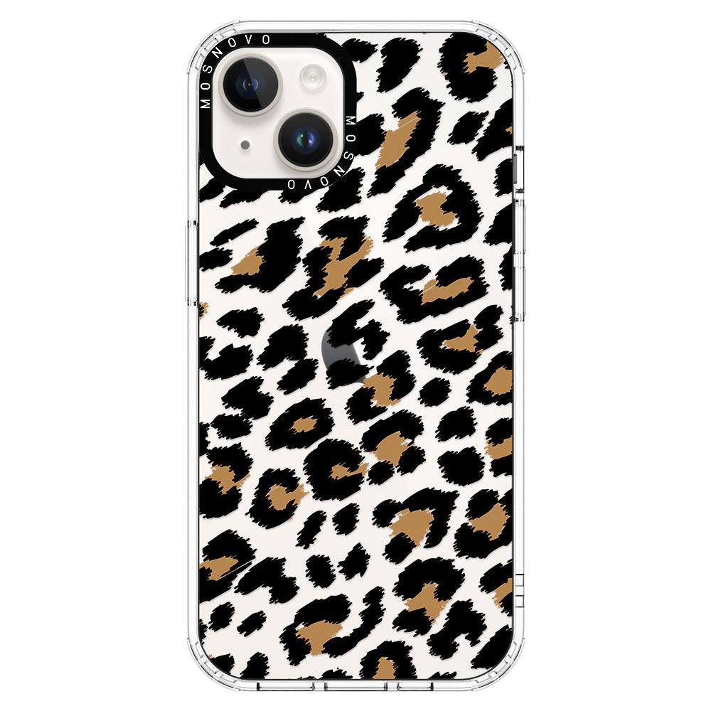 Leopard Print Phone Case - iPhone 14 Case - MOSNOVO