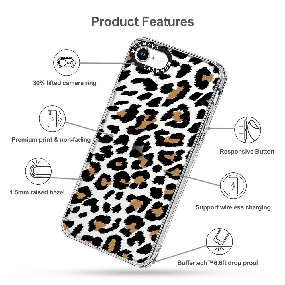 Leopard Print Phone Case - iPhone 8 Case - MOSNOVO