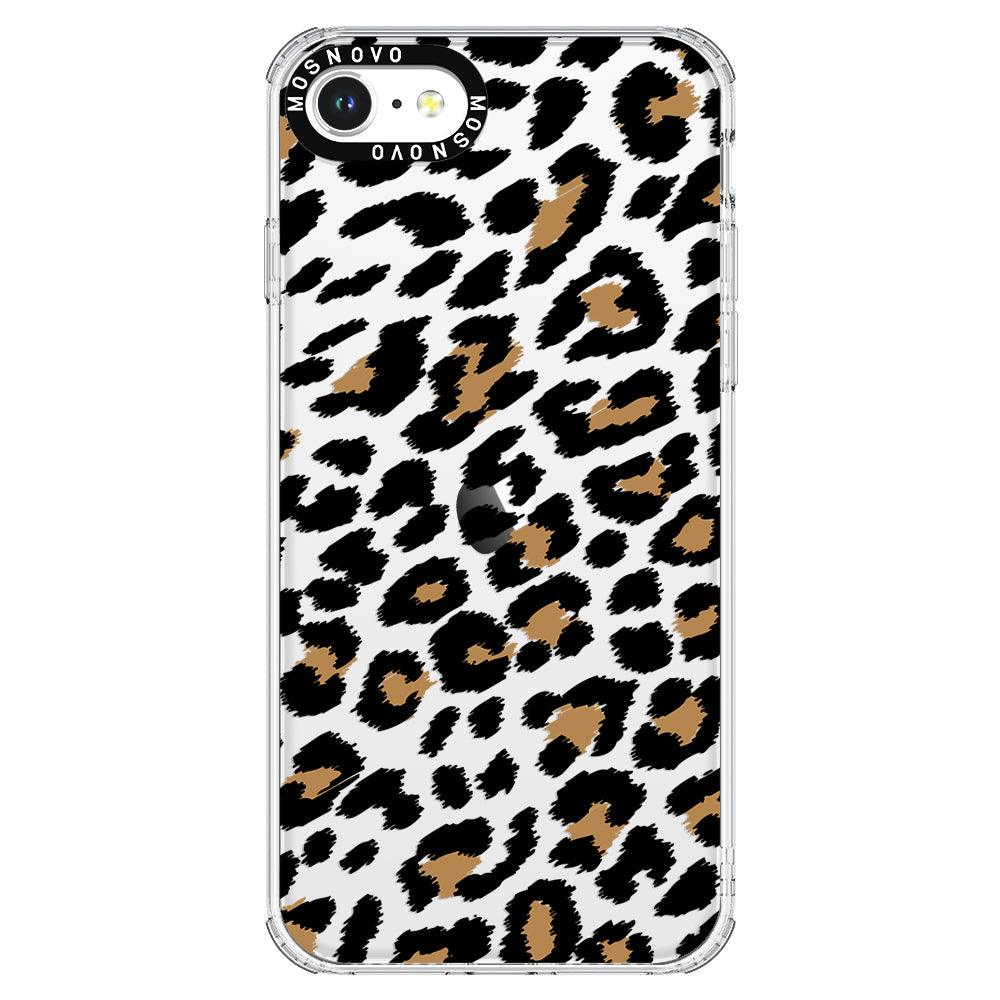 Leopard Print Phone Case - iPhone SE 2020 Case - MOSNOVO