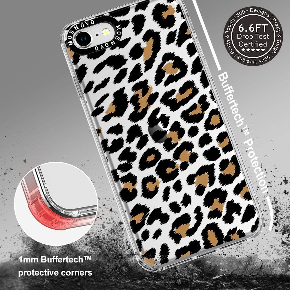 Leopard Print Phone Case - iPhone SE 2022 Case - MOSNOVO