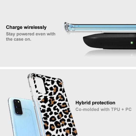 Leopard Print Phone Case - Samsung Galaxy S20 Case - MOSNOVO