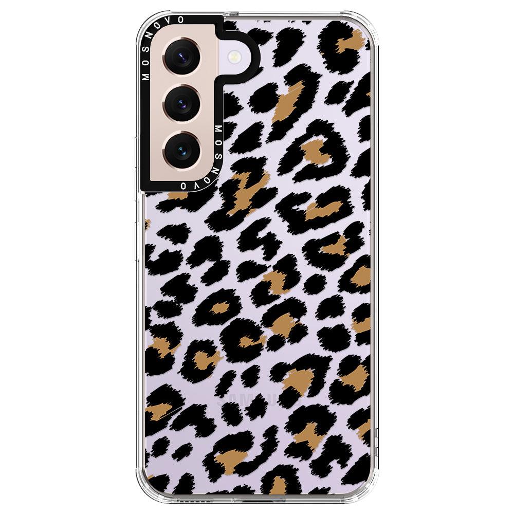 Leopard Print Phone Case - Samsung Galaxy S22 Plus Case - MOSNOVO