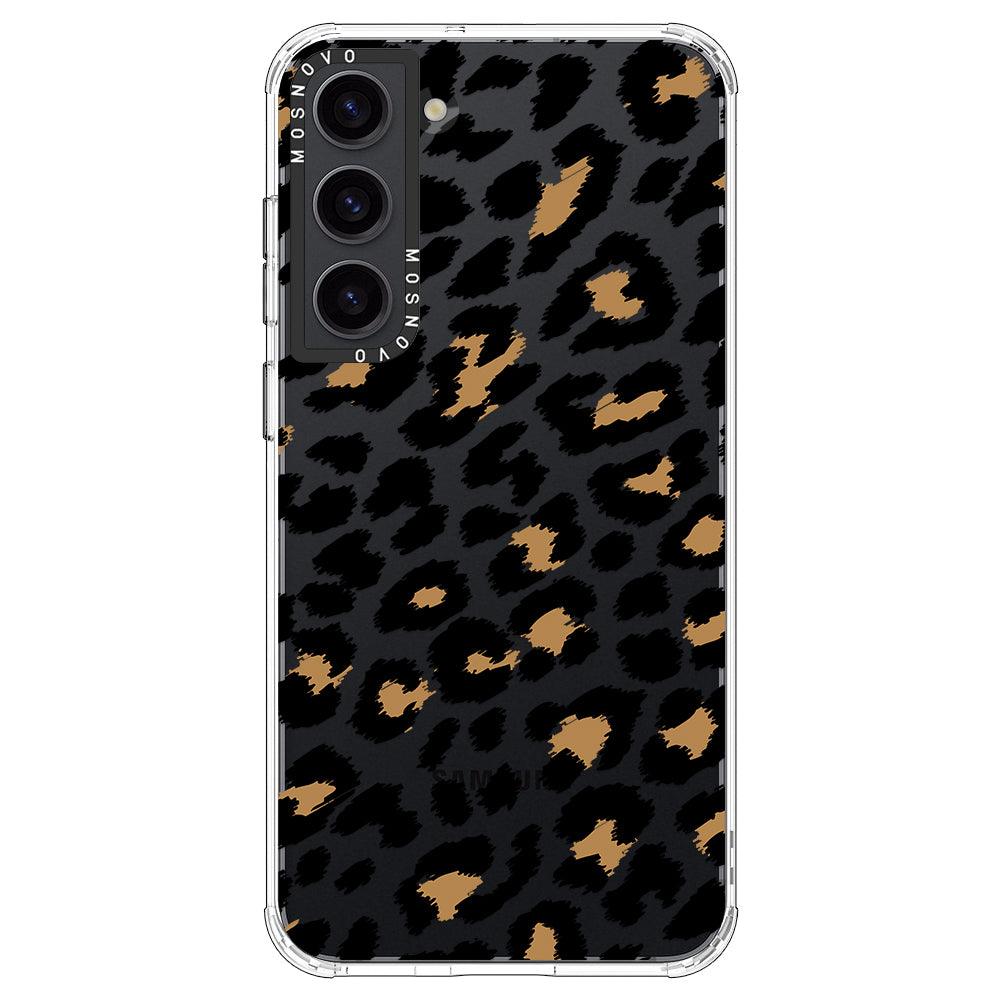 Leopard Print Phone Case - Samsung Galaxy S23 Case - MOSNOVO