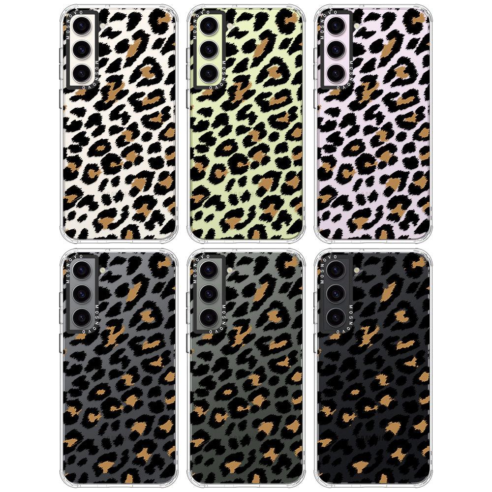 Leopard Print Phone Case - Samsung Galaxy S23 Plus Case - MOSNOVO