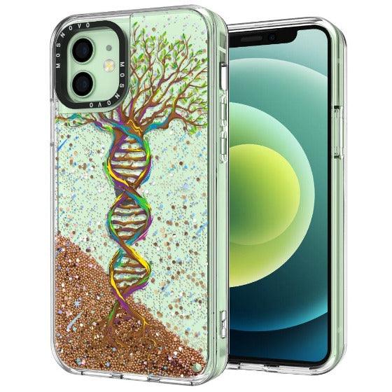 Life Tree Glitter Phone Case - iPhone 12 Mini Case - MOSNOVO