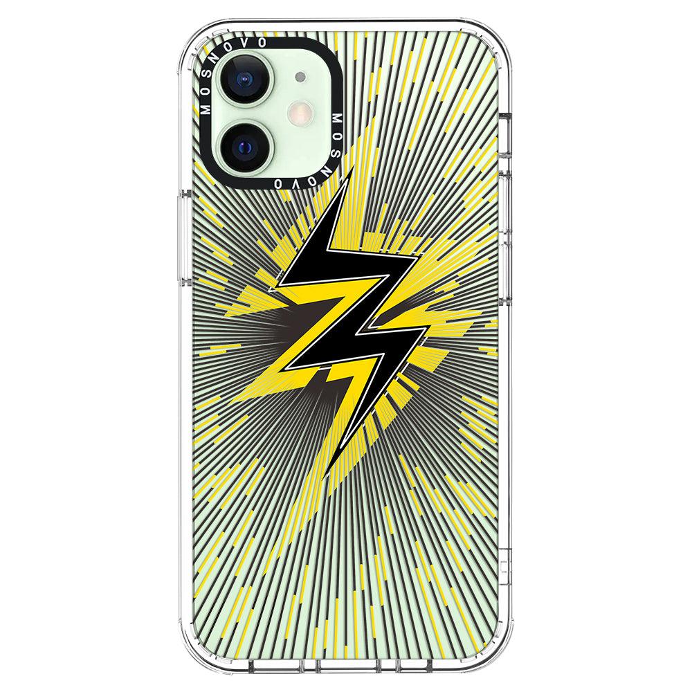 Lightning Bolt Phone Case - iPhone 12 Mini Case - MOSNOVO