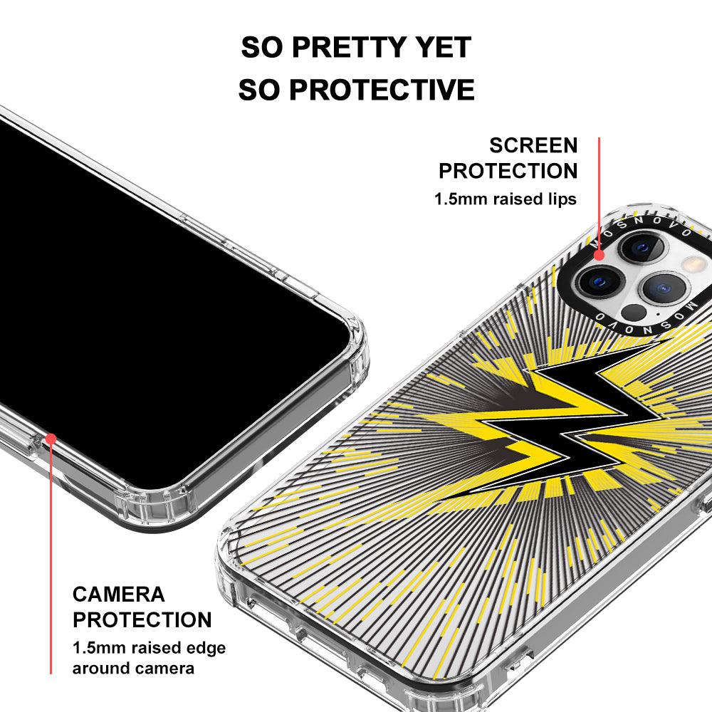Lightning Bolt Phone Case - iPhone 12 Pro Case - MOSNOVO