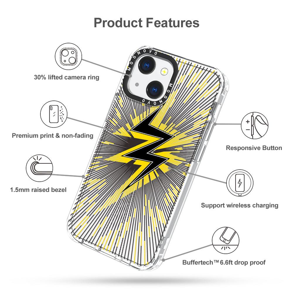 Lightning Bolt Phone Case - iPhone 13 Case - MOSNOVO