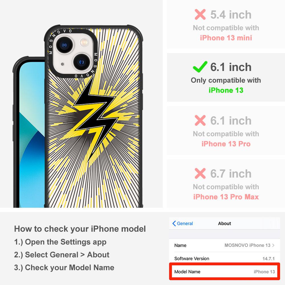 Lightning Bolt Phone Case - iPhone 13 Case - MOSNOVO