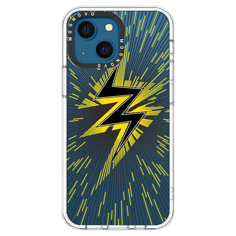Lightning Bolt Phone Case - iPhone 13 Mini Case - MOSNOVO