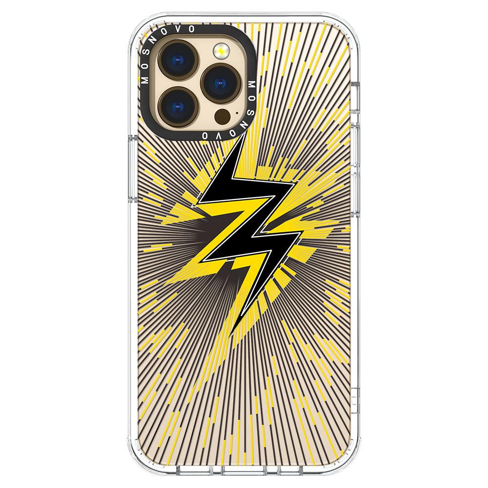 Lightning Bolt Phone Case - iPhone 13 Pro Max Case - MOSNOVO