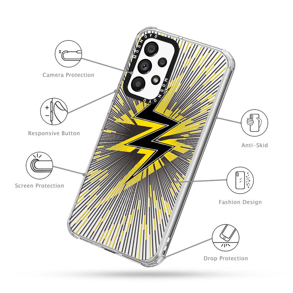 Lightning Bolt Phone Case - Samsung Galaxy A53 Case - MOSNOVO