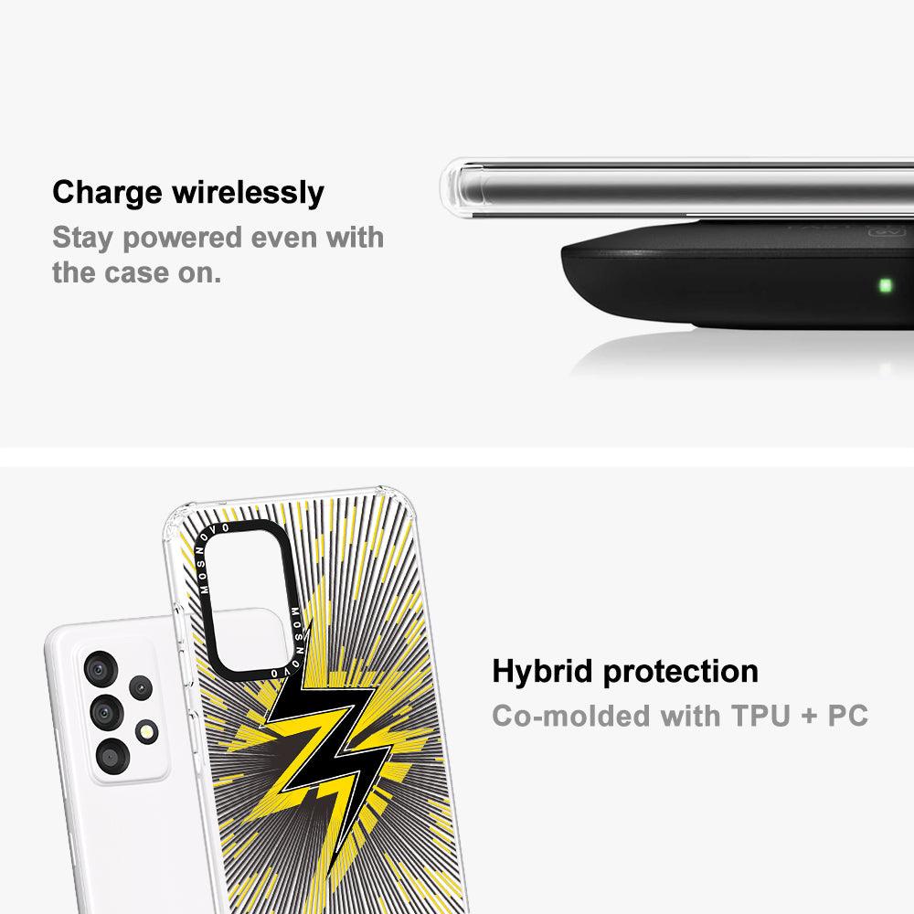 Lightning Bolt Phone Case - Samsung Galaxy A53 Case - MOSNOVO