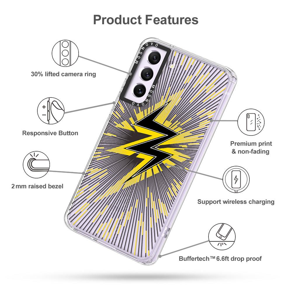 Lightning Bolt Phone Case - Samsung Galaxy S21 FE Case - MOSNOVO