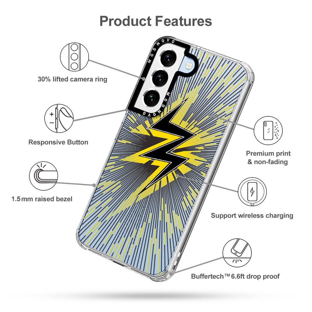 Lightning Bolt Phone Case - Samsung Galaxy S22 Case - MOSNOVO