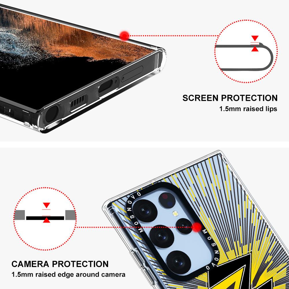 Lightning Bolt Phone Case - Samsung Galaxy S22 Ultra Case - MOSNOVO