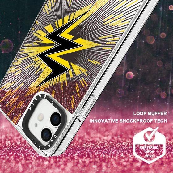 Lightning Glitter Phone Case - iPhone 12 Glitter Case - MOSNOVO