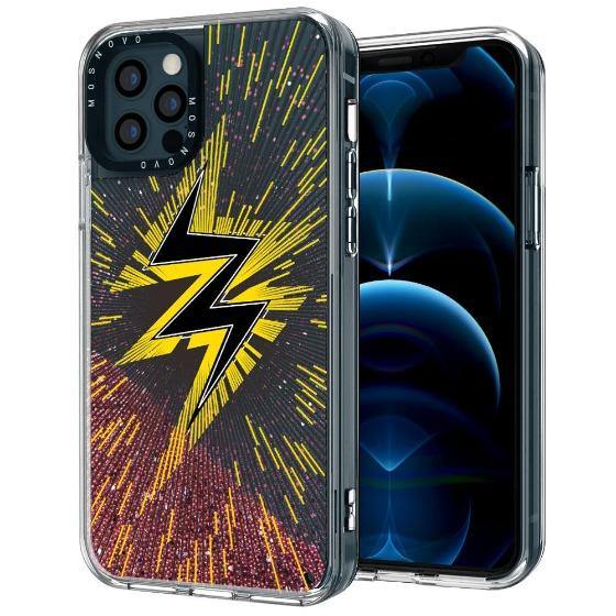 Lightning Glitter Phone Case - iPhone 12 Pro Case - MOSNOVO