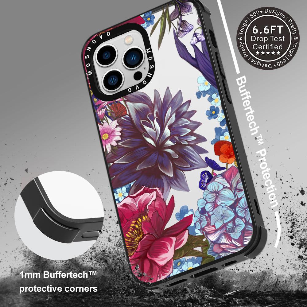 Blue Lilacs Phone Case - iPhone 13 Pro Case - MOSNOVO