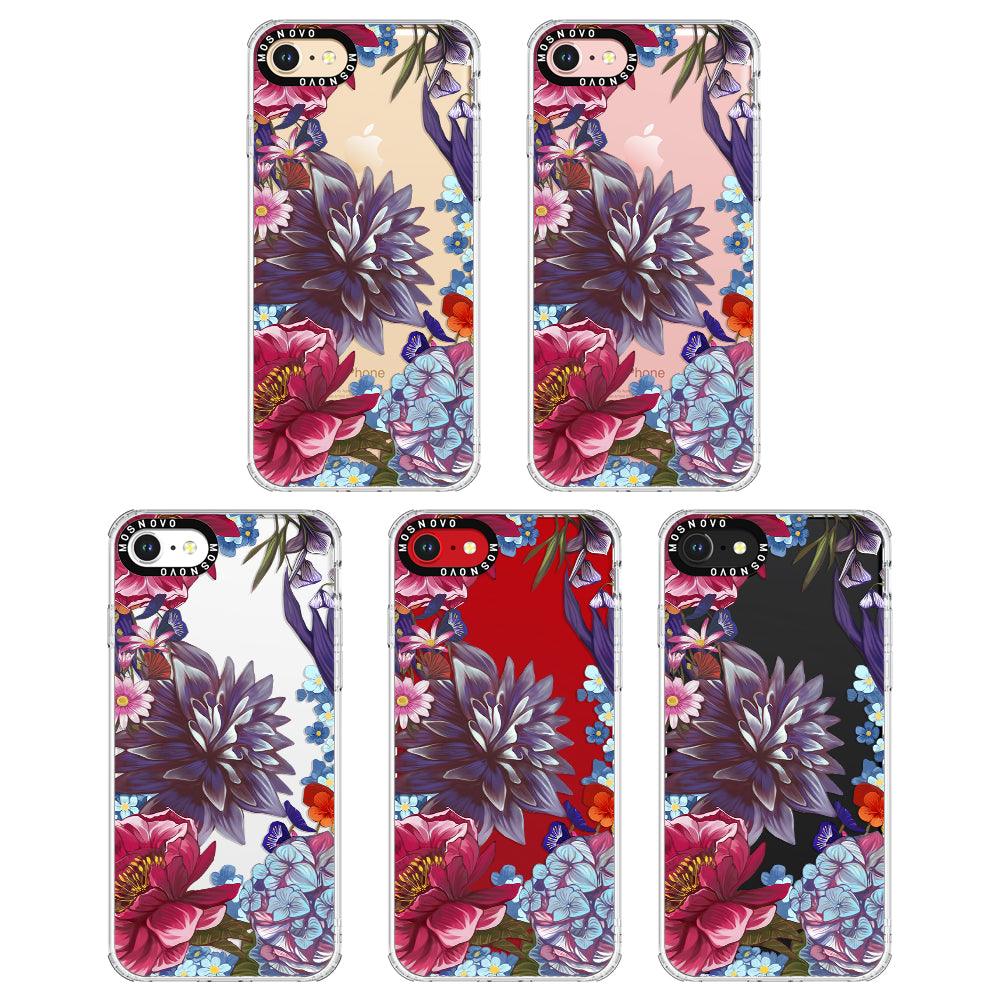 Blue Lilacs Phone Case - iPhone 7 Case - MOSNOVO