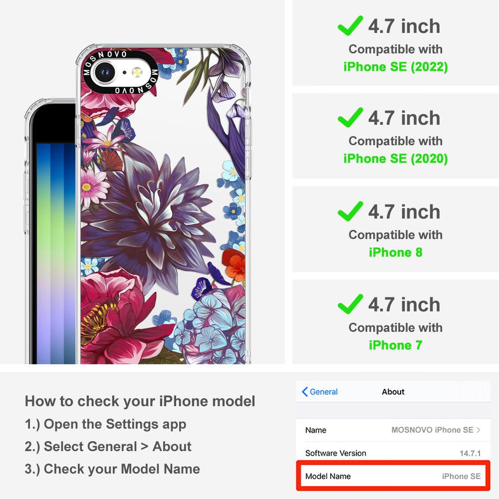 Blue Lilacs Phone Case - iPhone 8 Case - MOSNOVO