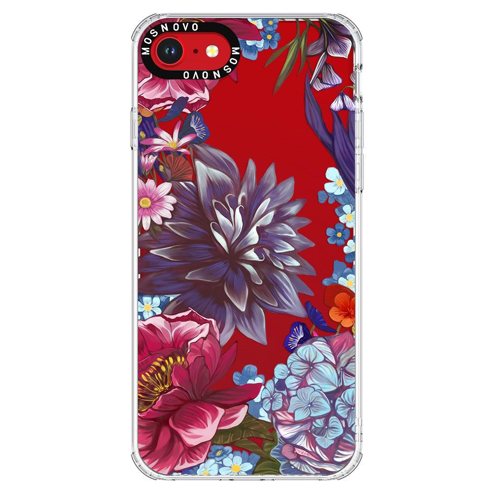 Blue Lilacs Phone Case - iPhone SE 2020 Case - MOSNOVO