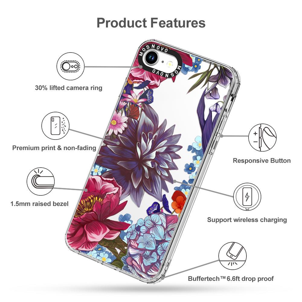 Blue Lilacs Phone Case - iPhone SE 2022 Case - MOSNOVO