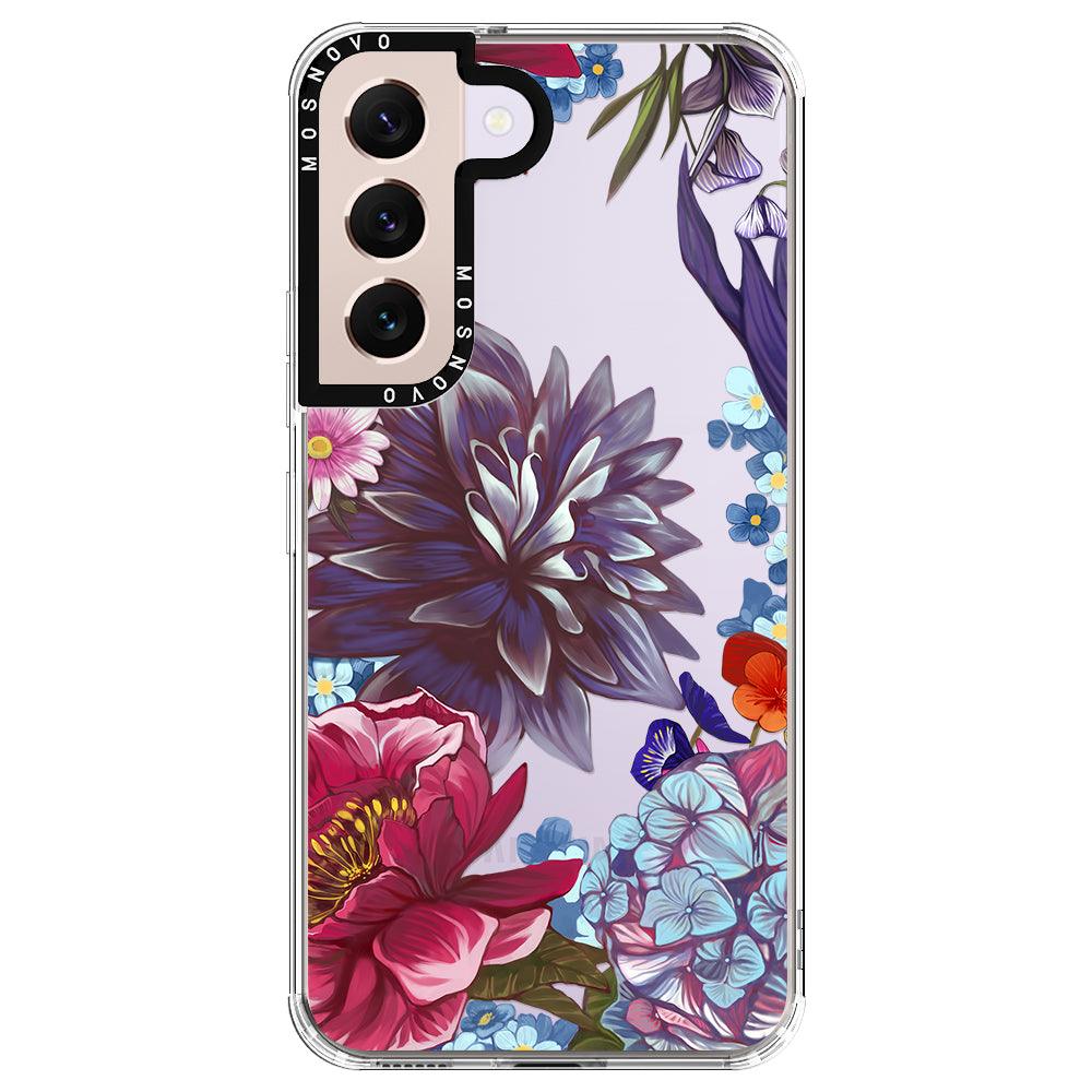 Lilac Floral Phone Case - Samsung Galaxy S22 Case - MOSNOVO