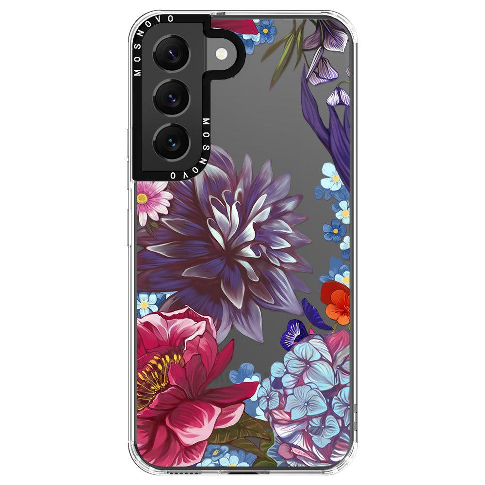 Lilac Floral Phone Case - Samsung Galaxy S22 Case - MOSNOVO