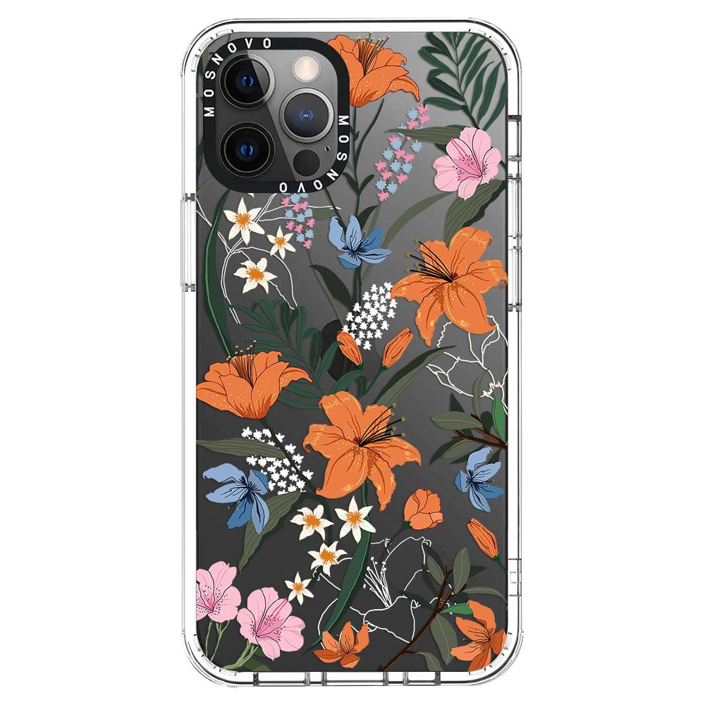Lily Garden Phone Case - iPhone 12 Pro Case - MOSNOVO