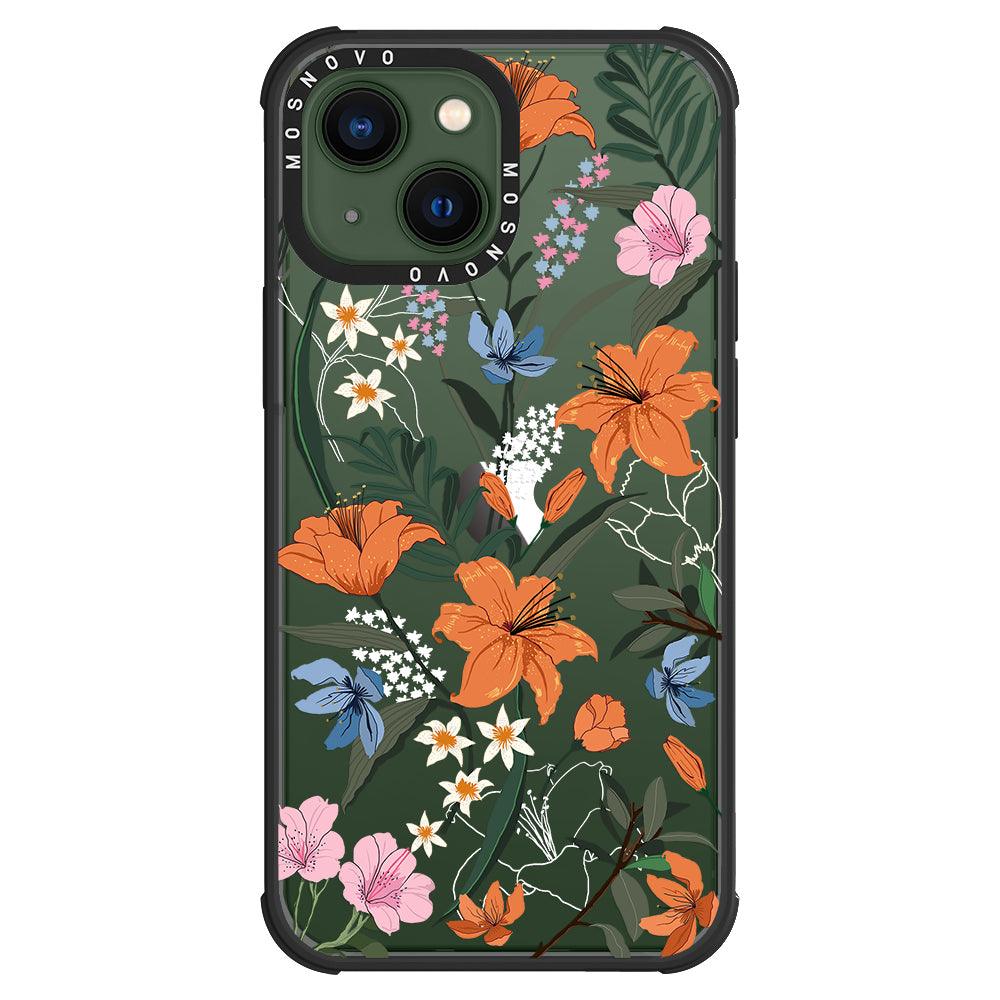 Lily Garden Phone Case - iPhone 13 Case - MOSNOVO