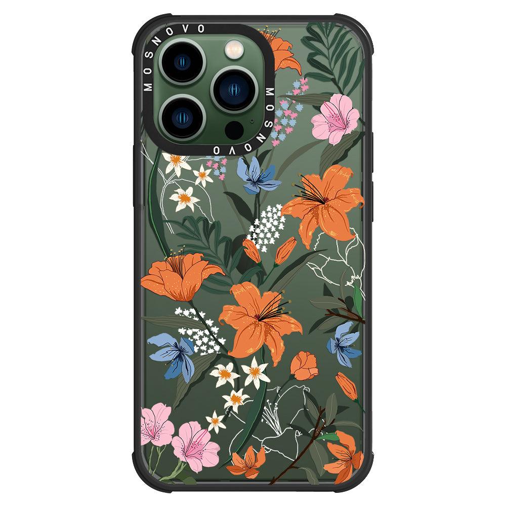 Lily Garden Phone Case - iPhone 13 Pro Case - MOSNOVO