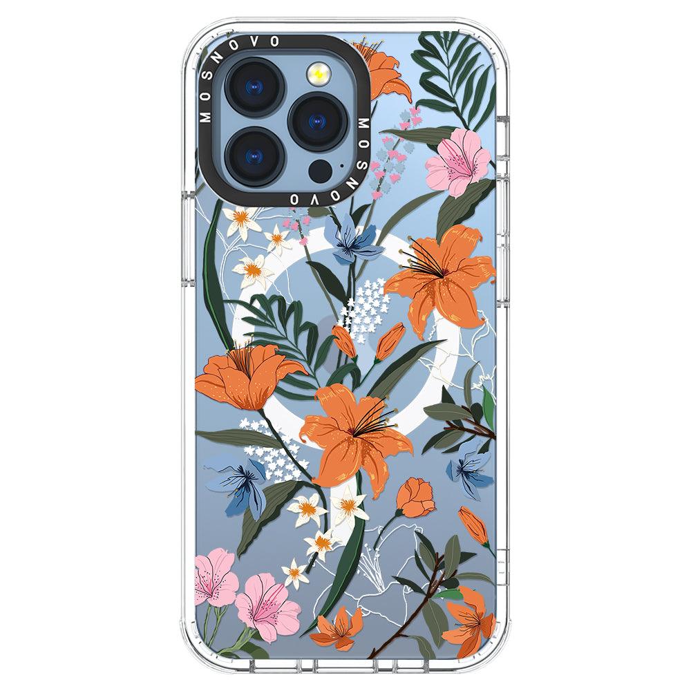 Lily Garden Phone Case - iPhone 13 Pro Case - MOSNOVO