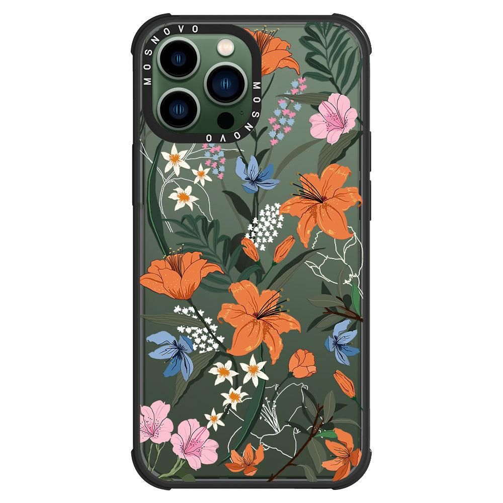 Lily Garden Phone Case - iPhone 13 Pro Max Case - MOSNOVO