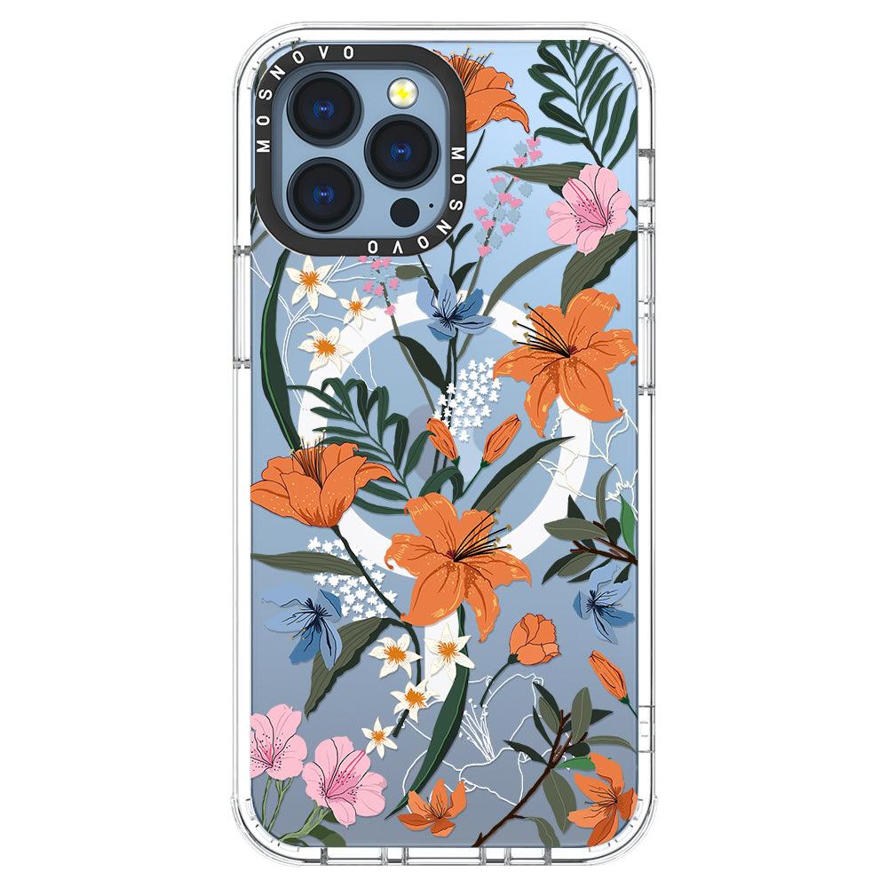 Lily Garden Phone Case - iPhone 13 Pro Max Case - MOSNOVO