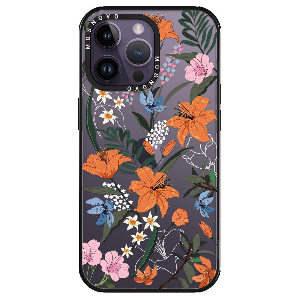 Lily Garden Phone Case - iPhone 14 Pro Max Case - MOSNOVO