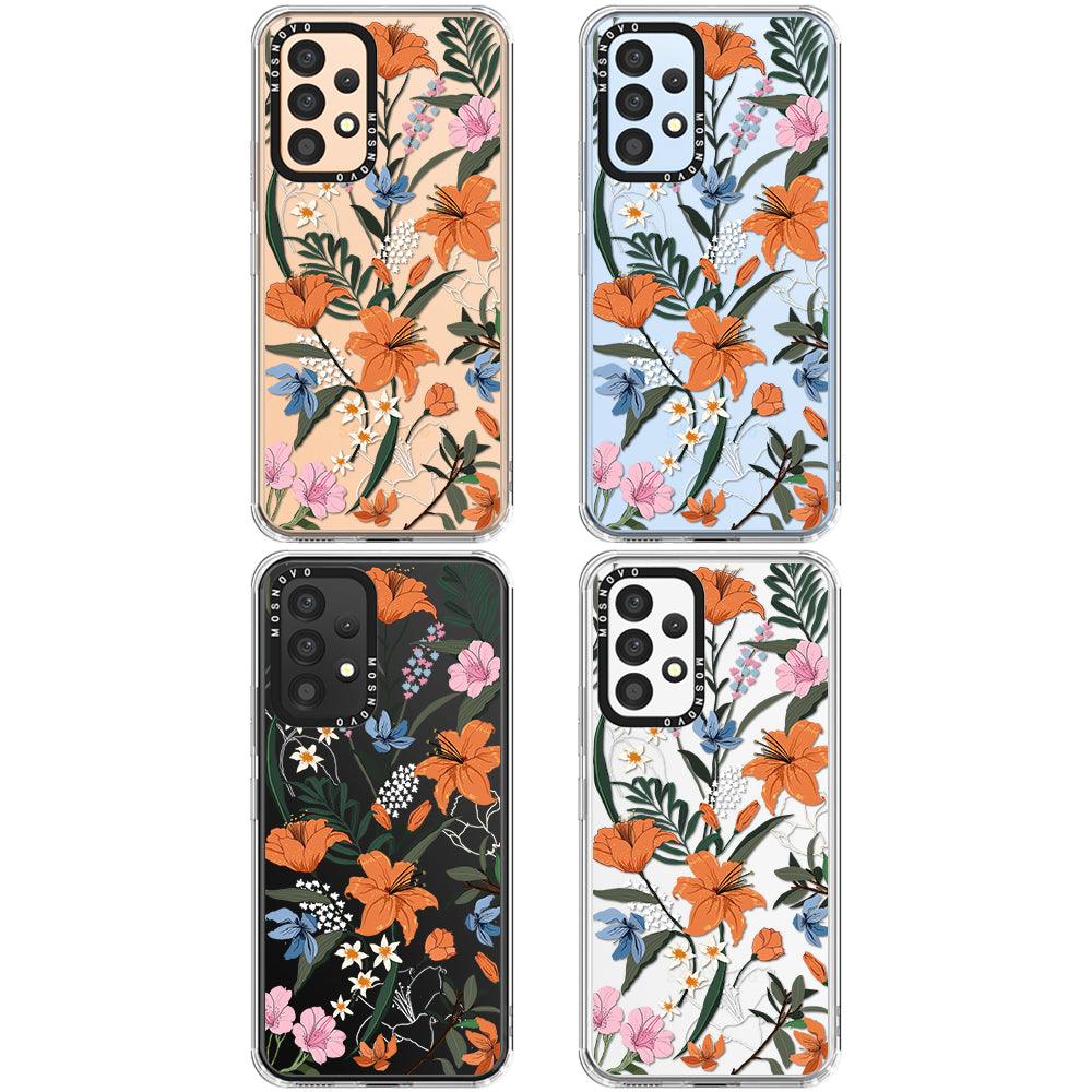 Lily Garden Phone Case - Samsung Galaxy A53 Case - MOSNOVO