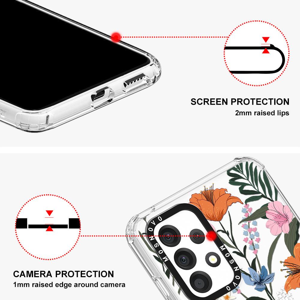 Lily Garden Phone Case - Samsung Galaxy A53 Case - MOSNOVO