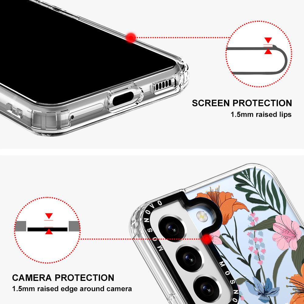Lily Garden Phone Case - Samsung Galaxy S22 Case - MOSNOVO