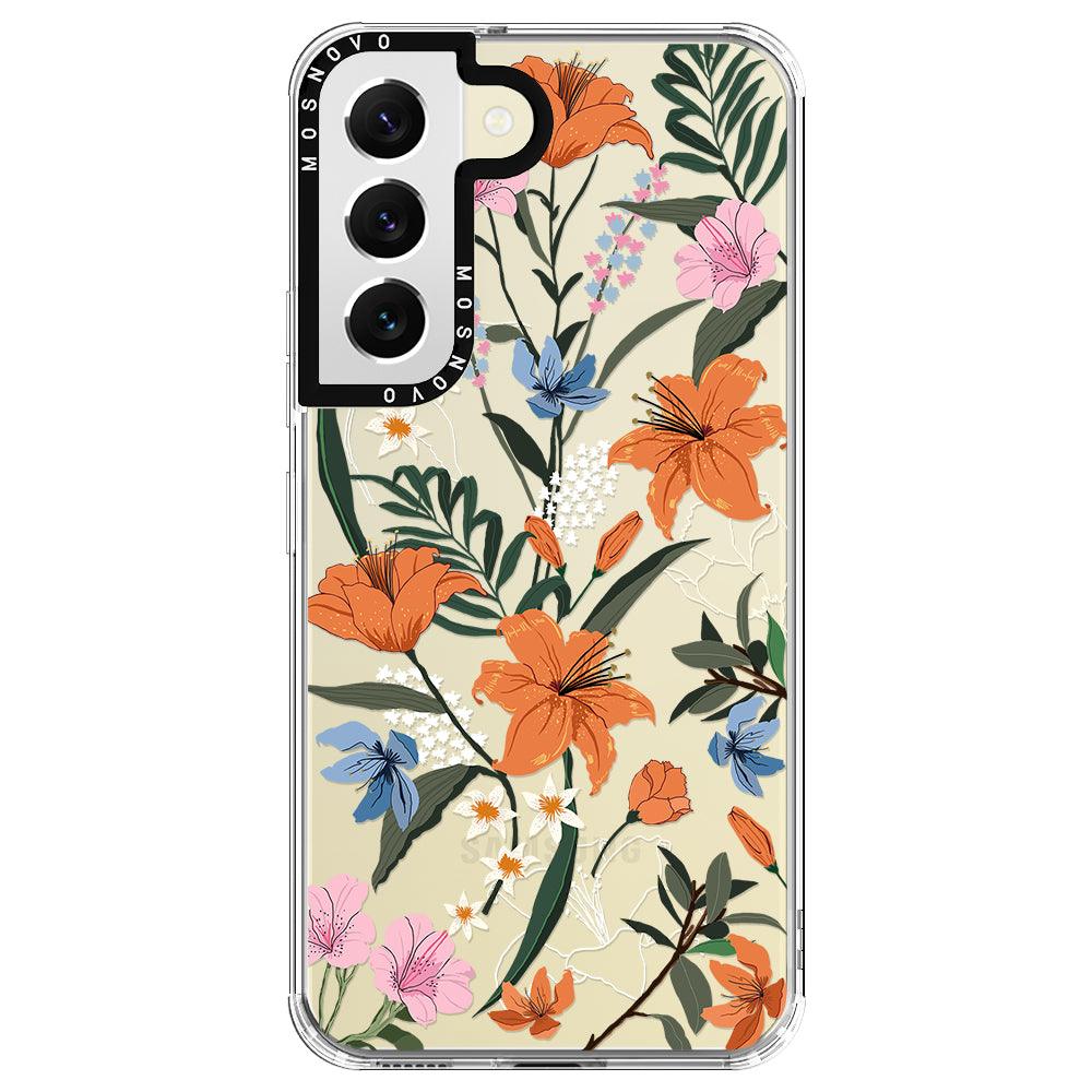 Lily Garden Phone Case - Samsung Galaxy S22 Plus Case - MOSNOVO