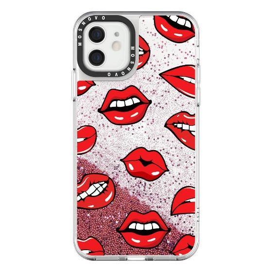 Lips Glitter Phone Case - iPhone 12 Mini Case